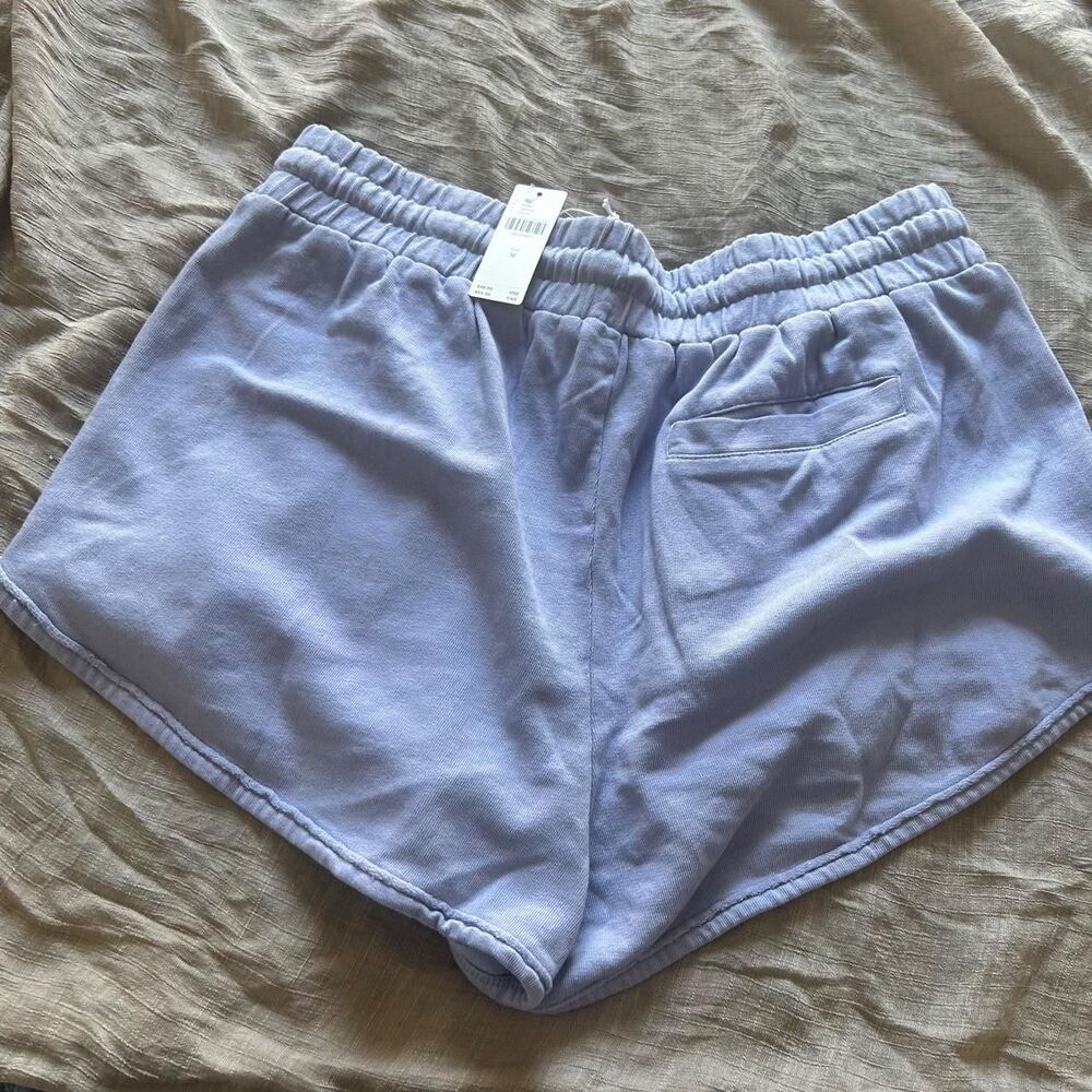 Anthropologie Daily Practice Violet Lounge Shorts Coastal Athleisure Size Medium - Picture 2 of 6